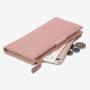 Cheap Classic Wallets for Women Vegan Leather Credit Card Holder Large Capacity Long Women Wallets Purse