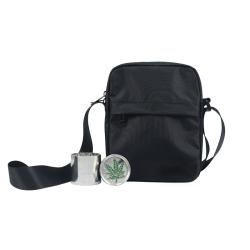 Kits Carbon Smoking Pouch Odor Free Lockable Shoulder Smell Proof Pipe Bag