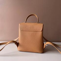 2024 OEM ODM Women's Backpacks Factory Grain Leather Design Backpack Bag Ladies Luxury Hand Bags Custom Fashionable Purses China