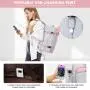 LOVEVOOK Large Capacity 40L Carry On Backpack with 3 Packing Cubes 17 Inch Laptop Travel Backpack Airline Approved Luggage Bags