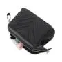 High Capacity Leather Makeup Travel Case Brush Organizer Bag Leather Travel Toiletry Cosmetic Bag