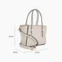 OEM ODM Luxury Pu Leather Women Large Capacity Tote Bag 2024 New Trend Class Office Shoulder Bag