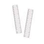 Promotion Logo 15cm Plastic Ruler Transparent Advertising Student Measurement Tools