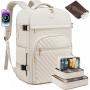 LOVEVOOK TSA-friendly Backpack Carry on 40L Travel Bag 17" Laptop with USB Port Waterproof with 4 Packing Cubes Travel Backpack