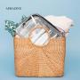 Catchall Makeup Clutches Custom Bulk Polyester Ziplock Organizer Recycled Clear Makeup Washing Cosmetic Bag&Case