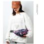 KBW385 New Men Crossbody Bag Fashion Casual Nylon Multi-layer Chest Bag Fitness Outdoor Sports Mobile Phone Waist Bag