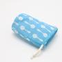 Custom Full Printing Round Bottom Cotton Gift Drawstring Gift Tableware Storage Bag Dust Cotton Packaging Pouch