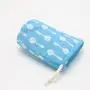 Custom Full Printing Round Bottom Cotton Gift Drawstring Gift Tableware Storage Bag Dust Cotton Packaging Pouch