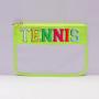 Bridesmaid Gift Personalized Chenille Letter Patch Transparent PVC Clear Bag Travel New Makeup Bag Trendy Cosmetic Toiletry Bag