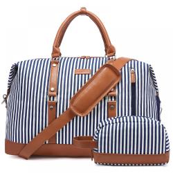 Realer Custom large duffel bag floral luggage travel bags over night duffle bag custom logo gym weekend luggage woman travel