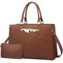 LOVEVOOK 2024 Stylish Ladies Handbags Laptop Work Shoulder Tote Computer Bags Pu Leather 15.6 inch Women Briefcase Laptop Bags
