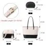 Factory top sale LOVEVOOK custom famous designer brands 3pc ladies handbags sets large tote hand bags women handbags and purse