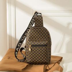 Hot Selling PU Leather Chest Bag Morden Style 2024 Ladies Wholesale Women's Shoulder Crossbody Bag