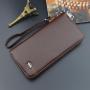 2021 New men's wallet men's short fashion open wallet casual trend woven pattern multi-card card credit holder wallet