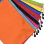 Gelory Multicolor Waterproof Zipper File Bags Football Pattern Office Document Bags Custom Logo Students Files Pencil Bag