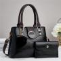 PU leather large capacity ladies hand bags 2024 new fashion women handbags tote bags for women