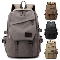 New canvas backpack with large capacity on both shoulders