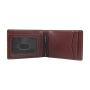 Minimalist Front Pocket Bifold Leather with ID Window Slim Large Capacity RFID Blocking Men's Wallet