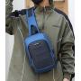 ZWY116 New Casual Lightweight USB Men Chest Bag Wholesale Oxford Waterproof Crossbody Bags Hot Sale Travel Work Shoulder Bag
