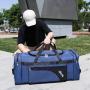 HR374 Oxford Foldable Portable Travel Bag Letter Minimalist Luggage Storage Bag Multifunctional Checked Crossbody Fitness Bag