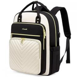 LOVEVOOK wholesale custom quilted 15.6 17 casual sports laptop travel backpack bag with usb charging port for women school work