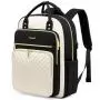 LOVEVOOK wholesale custom quilted 15.6 17 casual sports laptop travel backpack bag with usb charging port for women school work