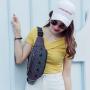 LOVEVOOK 2021 fanny pack womens crossbody belt bag for girls small purse waist pack women ladies geometric luminous fanny bag