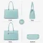 LOVEVOOK OEM Waterproof Leather Computer Handbags Ladies Business Office Work Bag Briefcase 15.6 Inch Laptop Tote Bags for Women