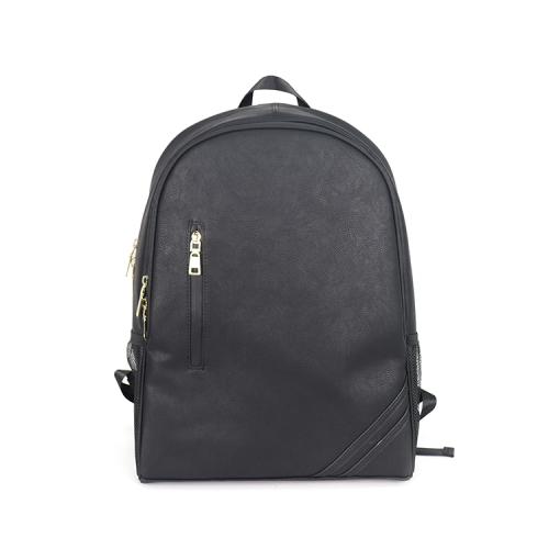 Waterproof Zipper Front Pockets Smell Proof Backpack Pu Leather With Carbon Lining  Bag Prefect Shape
