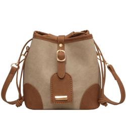 ZR788 Women's Bags Fashion PU Girl Retro Small Square Bag Simple Button Shoulder Lady Crossbody Phone Bucket Bag Female Party