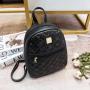 Factory Wholesale Large capacity embroidered women's pu leather printed backpack bags for women Korean student backpacks