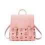 2024 Women's Fashion Small Backpack and Shoulder Bag Printed Contrast Color Bag Lady Style Wholesale