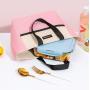 ZWY045 New Fashion Tote Student Worker Lunch Bag Oxford Insulated Thickened Lunch Bag Outdoor Leisure Picnic Travel Storage Bag
