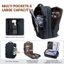 LOVEVOOK 40L 50L Flight Approved Carry on Laptop Bags with Lock 15.6 17 18 inch Men Women Travel Backpacks with 3 Packing Cubes
