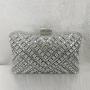New Arrival Bridal Wedding Elegant Wholesale Fancy Colorful Rhinestones Clutch Bag Pearl Handbag Rhinestones Bags pochette femme