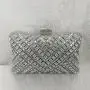 New Arrival Bridal Wedding Elegant Wholesale Fancy Colorful Rhinestones Clutch Bag Pearl Handbag Rhinestones Bags pochette femme