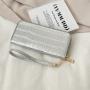 Stone Pattern Women's Purse Long Zipper Clutch Bag Fashion Pu Multi-card Coin Purse Mobile Phone Bag