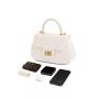 Ladies Soft Leather Quilted Bag Crossbody Chian Bag Custom Stitching Handbags For Women