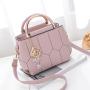 2024 New Fashion Women's Portable Small Messenger Bag Single Strap Chain Decoration Embroidery Thread Wholesale Foreign Trade