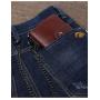 XL292 Men's Genuine Leather Short Wallet Soft Comfortable Purse Gift Packaging Box Card Holders Accept Customized Logo