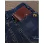 XL292 Men's Genuine Leather Short Wallet Soft Comfortable Purse Gift Packaging Box Card Holders Accept Customized Logo