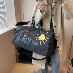 personalized pattern travel storage bag business outdoor luggage bag casual large capacity portable duffel bag