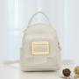Gelory Summer New Fashion PU Ladies Bag Girl Color Matching Students Phone Purse Small Backpack