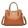 Hot Selling Luxury Design Lady Fashion Handbag High Quality Pu Leather Zipper Large Tote Bags for Women Shoulder Bag Logo