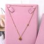 Custom Gold Stamping Microfiber Jewelry Display Luxury Suede Microfiber Necklace Earring Jewelry Pouch With Insert Card Pad