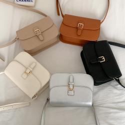 Wholesale new classic mini small square bag female selling tie-body bag lock flip bag
