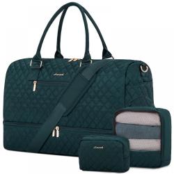 LOVEVOOK 3pcs Hospital Bags for Labor and Delivery Travel Duffle Weekender Overnight Bag with Toiletry pouch Gym Sports Bag
