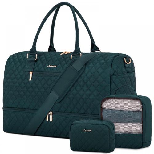 LOVEVOOK 3pcs Hospital Bags for Labor and Delivery Travel Duffle Weekender Overnight Bag with Toiletry pouch Gym Sports Bag