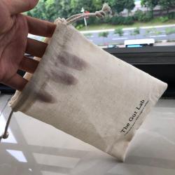 Super Soft Cotton Muslin Gift Drawstring Bag Transparent Cotton Packaging Pouch