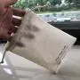Super Soft Cotton Muslin Gift Drawstring Bag Transparent Cotton Packaging Pouch